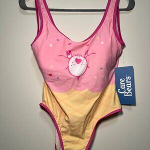 Care Bears Cheer Bear Swimsuit - Size Medium